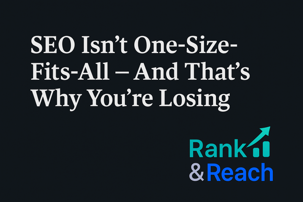 SEO Isn’t One-Size-Fits-All — And That’s Why You’re&nbsp;Losing